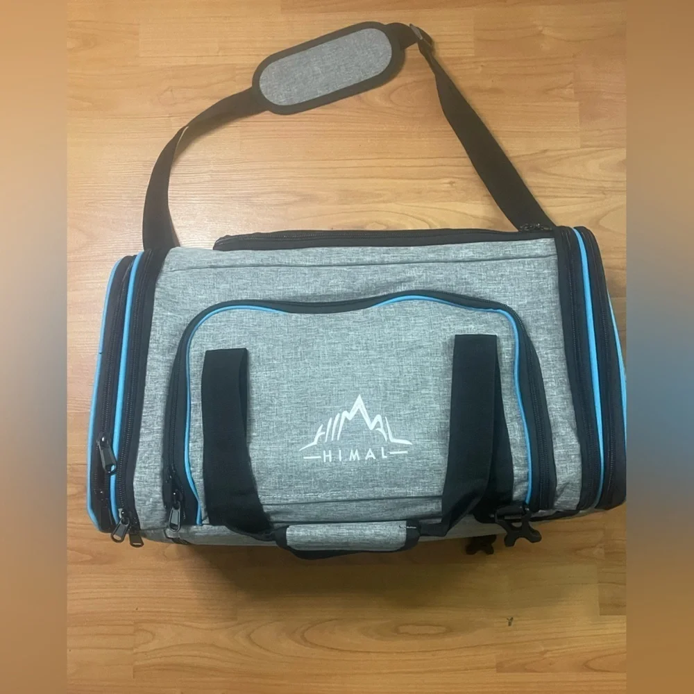 NWOT Himal Travel Collapsible Pet Carrier Gray